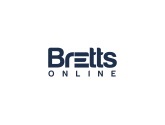 Bretts Online logo design by Barkah