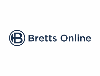 Bretts Online logo design by Mahrein