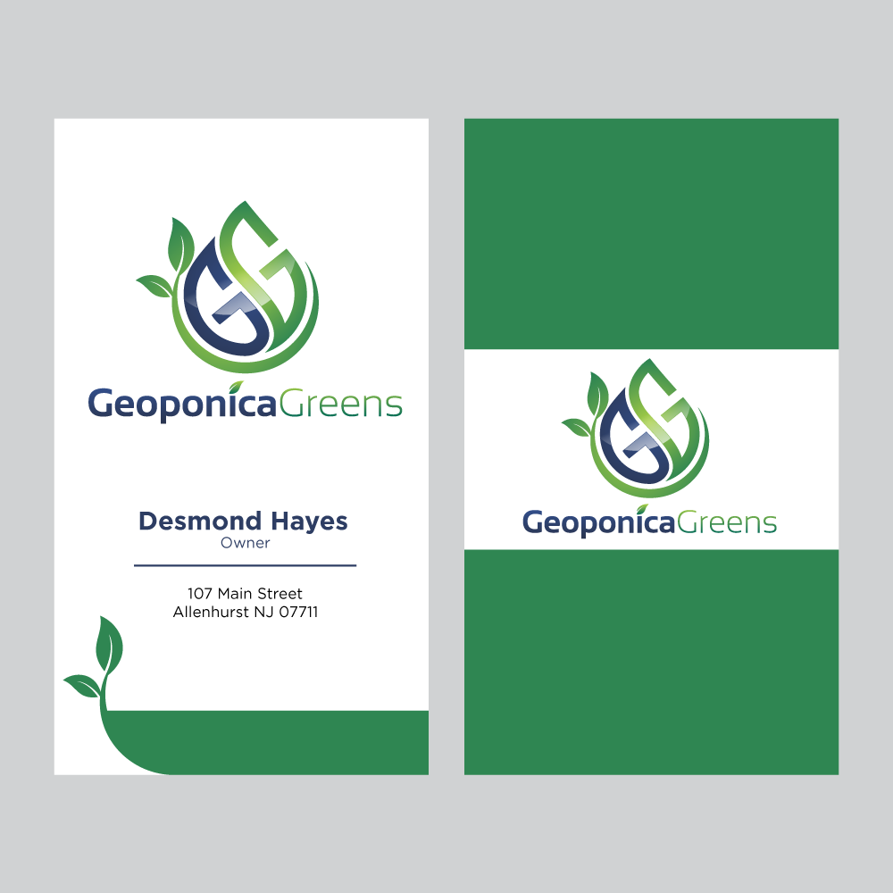 Geoponica Greens  logo design by yurie