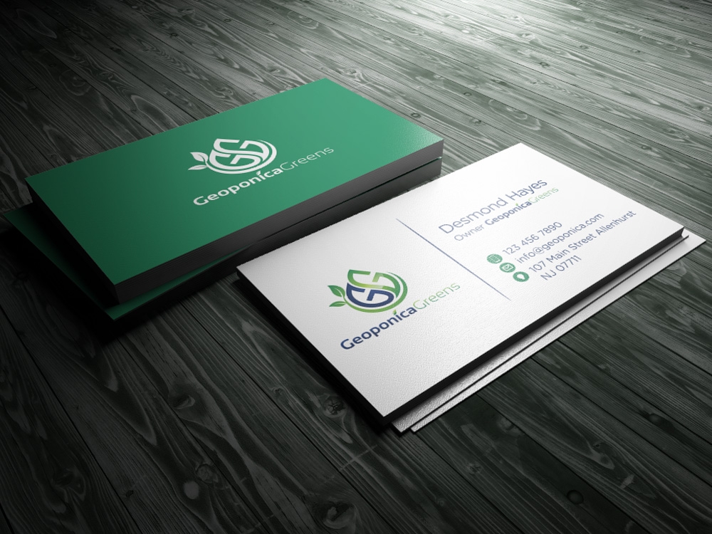 Geoponica Greens  logo design by Realistis