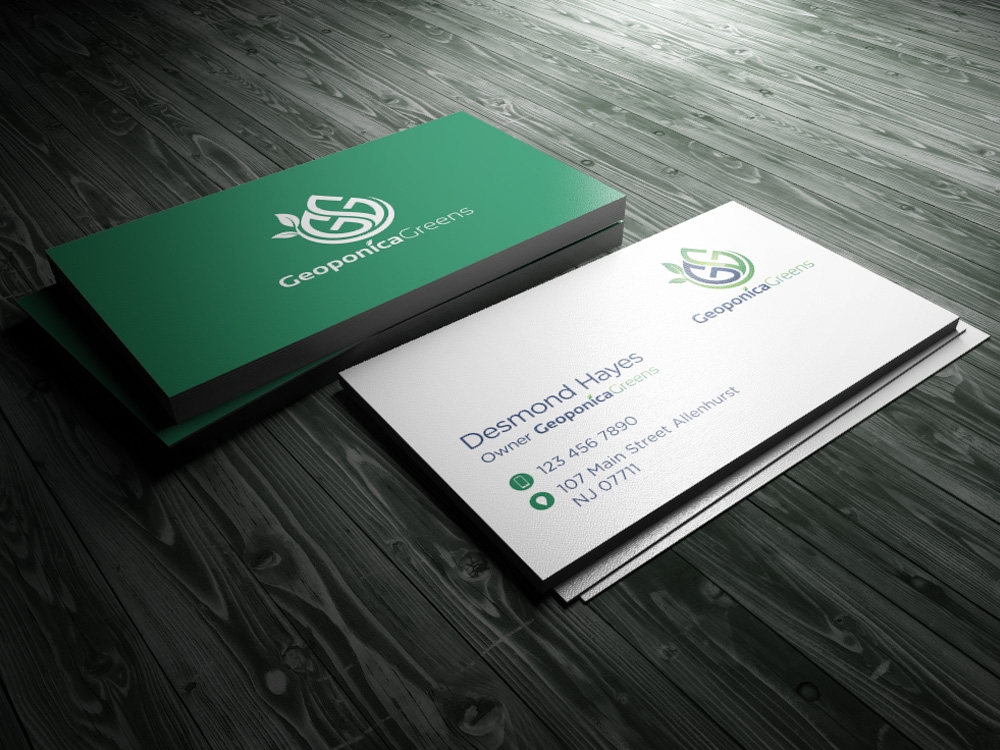 Geoponica Greens  logo design by Realistis