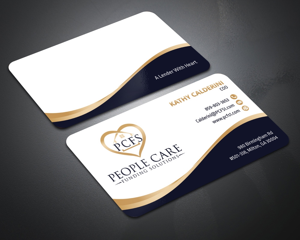 People Care Funding Solutions, LLC DBA PCFS logo design by Boomstudioz