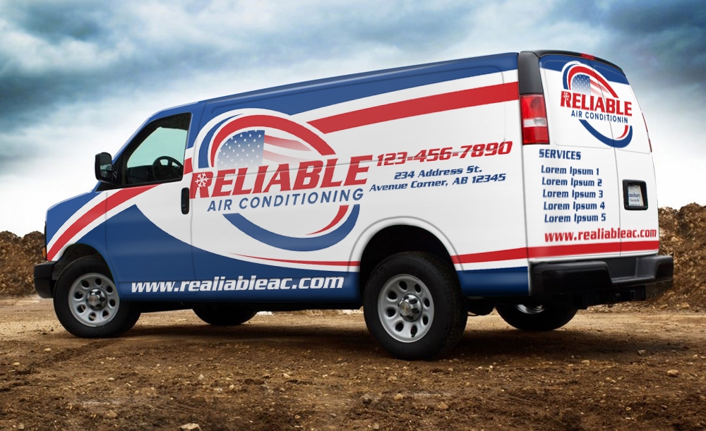 Reliable Air Conditioning logo design by scriotx