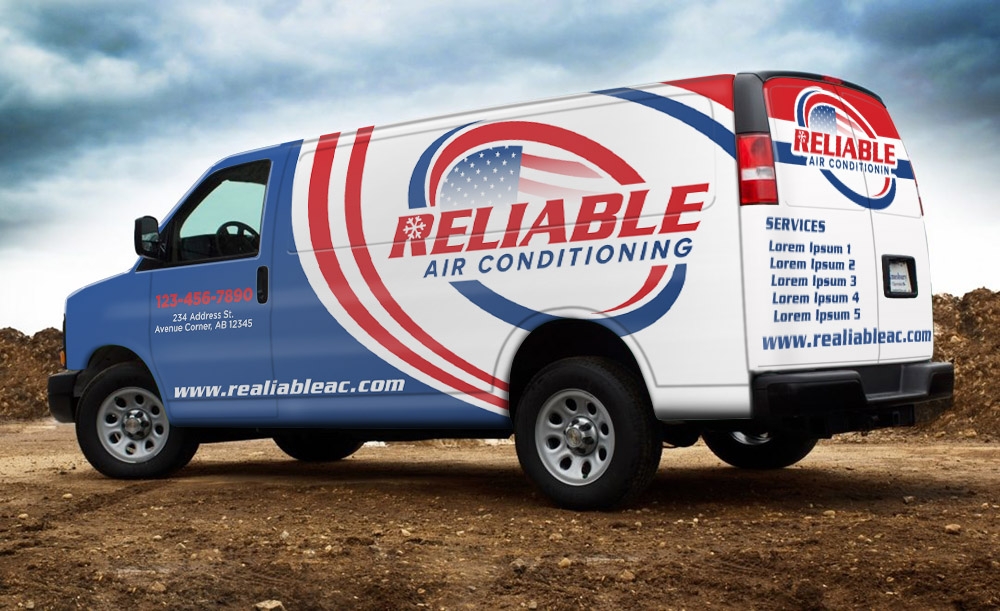 Reliable Air Conditioning logo design by scriotx
