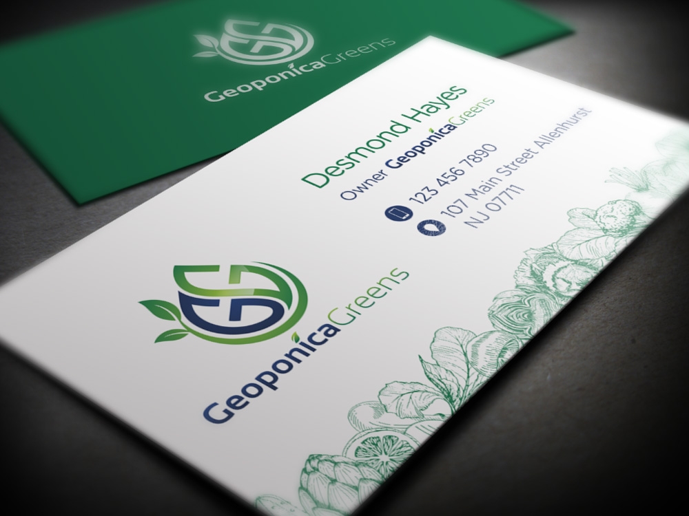 Geoponica Greens  logo design by Realistis