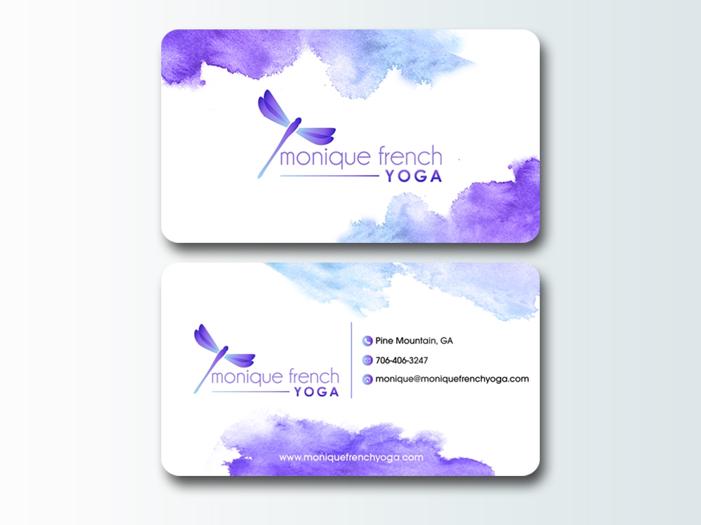 Monique French Yoga logo design by corneldesign77