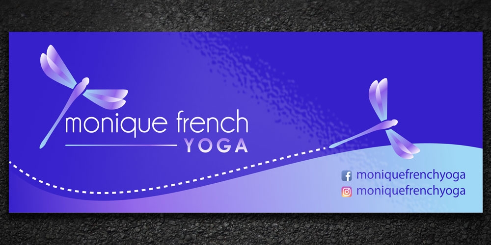 Monique French Yoga logo design by Boomstudioz