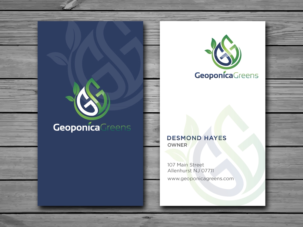 Geoponica Greens  logo design by labo