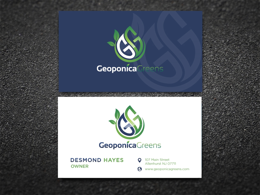 Geoponica Greens  logo design by labo