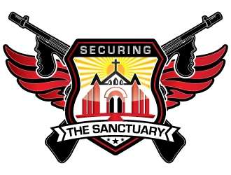 Securing The Sanctuary logo design by Godvibes