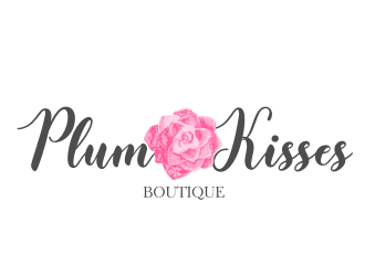 Plum Kisses logo design by Rossee