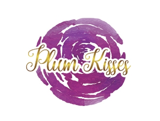 Plum Kisses logo design by Roma