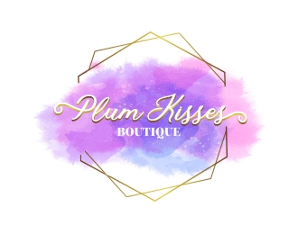 Plum Kisses logo design by Roma