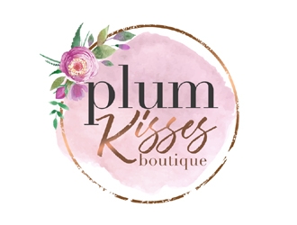 Plum Kisses logo design by ingepro