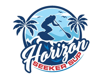 Horizon Seeker Stand Up Paddle Boarding (Horizon Seeker SUP) logo design by Suvendu