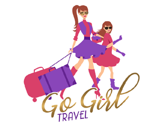 Go Girl Travel logo design by ingepro