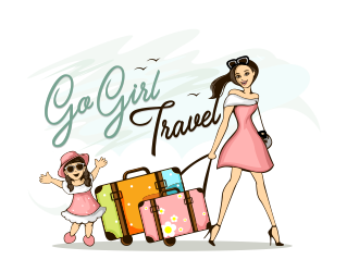 Go Girl Travel logo design by veron