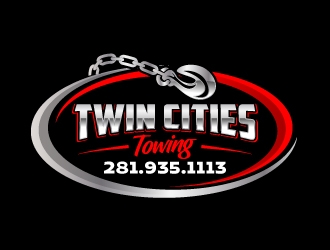 Twin cities towing  logo design by jaize
