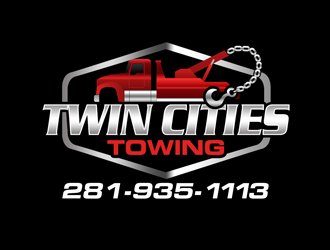 Twin cities towing  logo design by kunejo