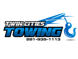 Twin cities towing  logo design by PRN123