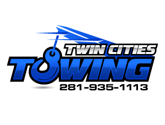 Twin cities towing  logo design by PRN123