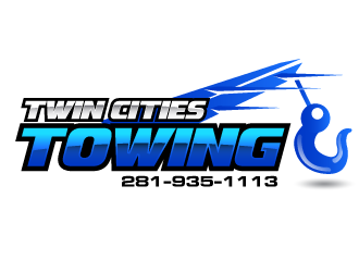 Twin cities towing  logo design by PRN123