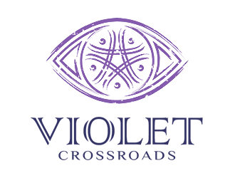Violet Crossroads logo design by Coolwanz