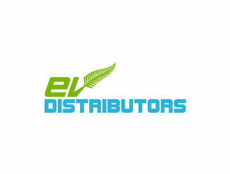 EV Distributors  logo design by Dianasari