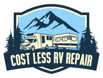 Cost Less RV Repair logo design by daywalker
