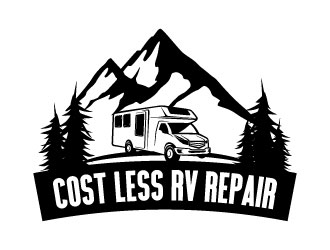 Cost Less RV Repair logo design by daywalker