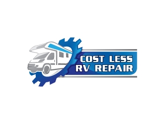 Cost Less RV Repair logo design by seabitmedia