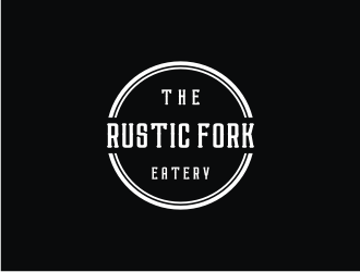 The rustic fork eatery  logo design by Artomoro