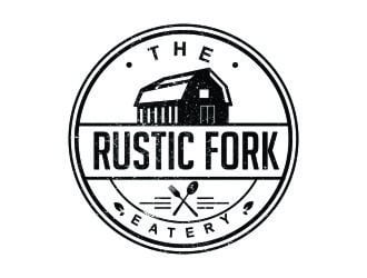 The rustic fork eatery  logo design by ManishKoli