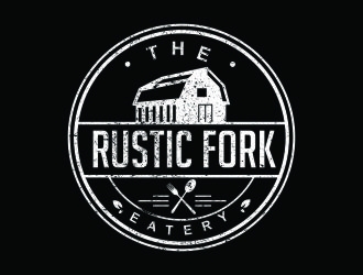 The rustic fork eatery  logo design by ManishKoli