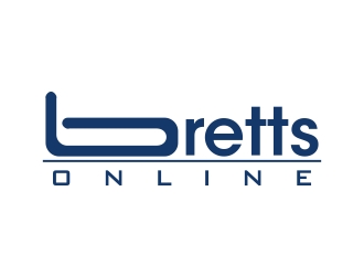 Bretts Online logo design by cikiyunn