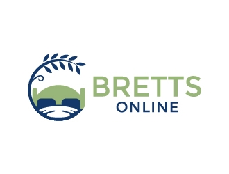 Bretts Online logo design by Anizonestudio