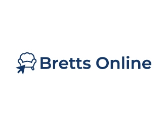 Bretts Online logo design by kasperdz