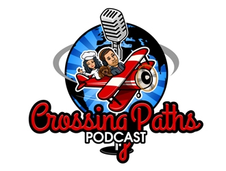 Crossing Paths Podcast  logo design by DreamLogoDesign