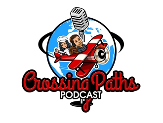Crossing Paths Podcast  logo design by DreamLogoDesign