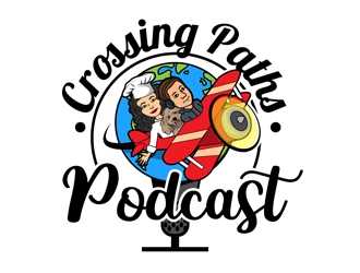 Crossing Paths Podcast  logo design by DreamLogoDesign