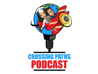Crossing Paths Podcast  logo design by DreamLogoDesign