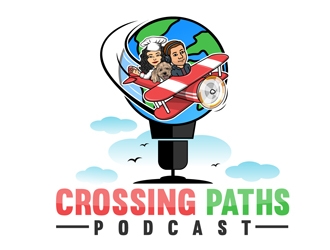 Crossing Paths Podcast  logo design by DreamLogoDesign
