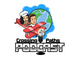 Crossing Paths Podcast  logo design by DreamLogoDesign