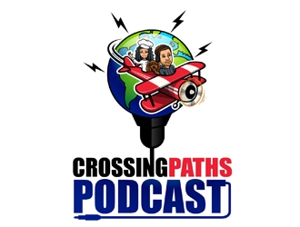Crossing Paths Podcast  logo design by DreamLogoDesign