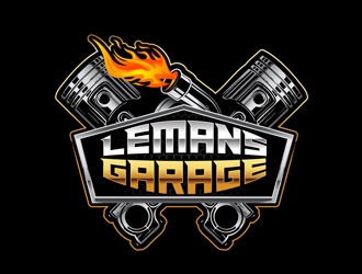 Lemans Garage logo design by DreamLogoDesign