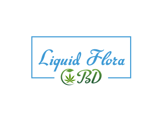 Liquid Flora CBD logo design by tejo