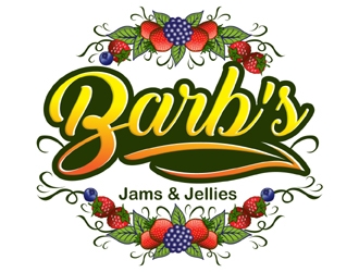 Barbs Jams and Jellies logo design by MAXR