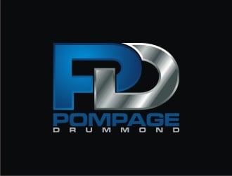 Pompage Drummond logo design by agil