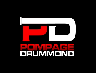 Pompage Drummond logo design by xteel