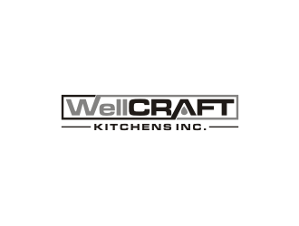 WellCraft Kitchens Inc. logo design by Barkah